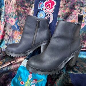 Dr. Martens Black Heeled Boots